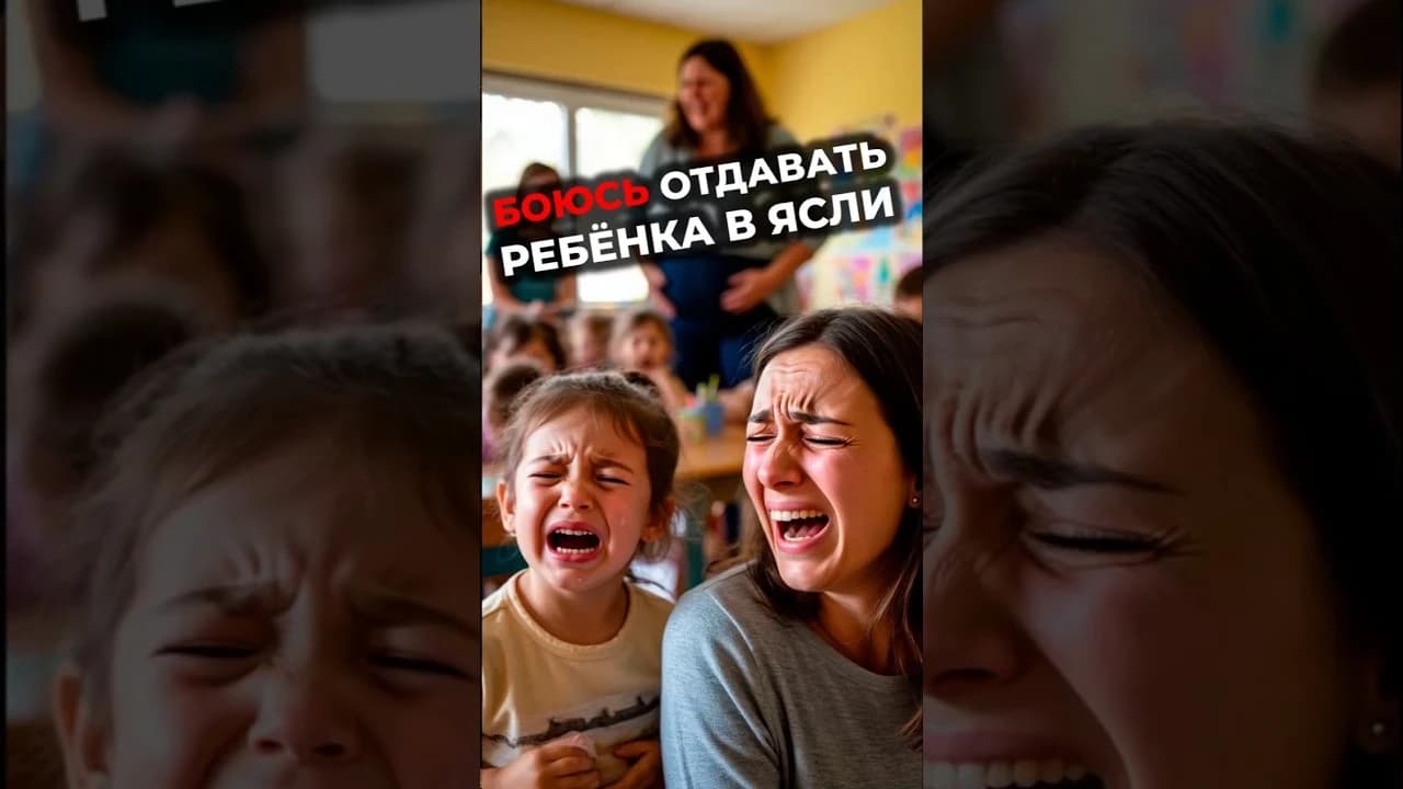 Боюсь отдать ребенка в ясли #сгм #психология #родительство