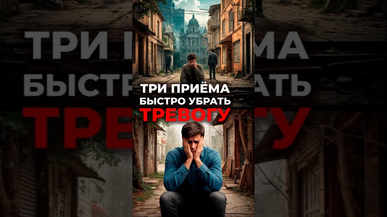 3 приёма быстро убрать тревогу #психология #сгм