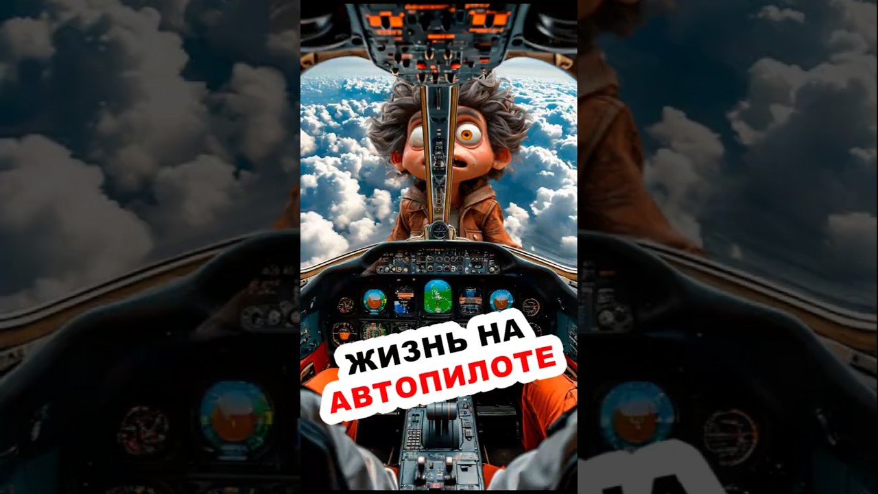 Почему люди часто живут на автопилоте? #психология #внимание #автоматизм