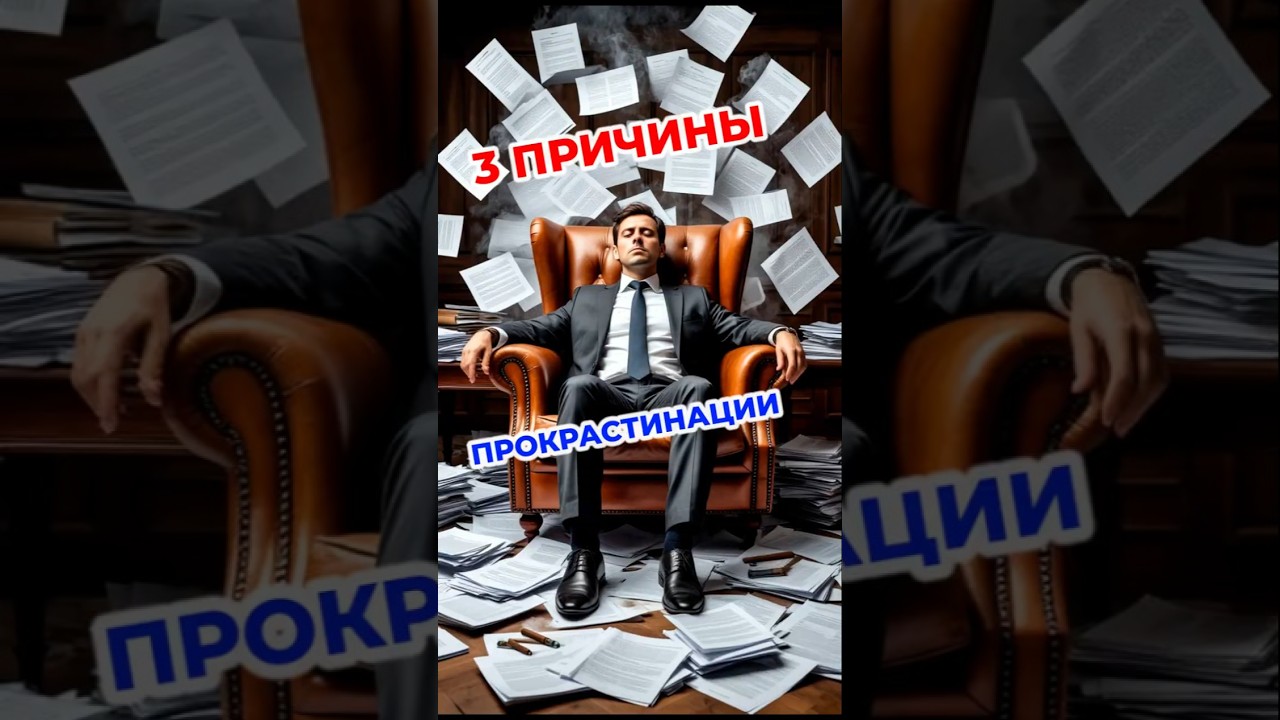 3 причины прокрастинации #психология #сгм