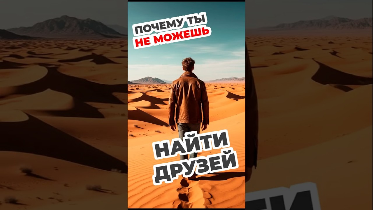Почему ты не можешь найти друзей  #психология #СГМ